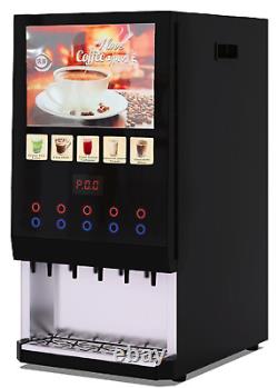 10 touch button 5 hot /cold drinks Coffee/Cafe countertop Machine-FREE SHIPPPING