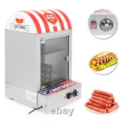 110V 1500W Commercial Hot Dog Steamer Warmer Cooker Machine Electric Countertop
