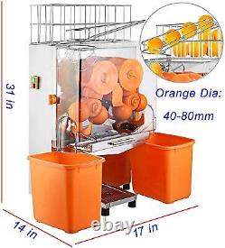 110V Commercial Orange Juice Extractor Citrus Grapefruit Press Machine Squeezer