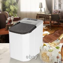 12KG/24H Portable Ice Maker Countertop Ice Maker Machine Self-Cleaning Function