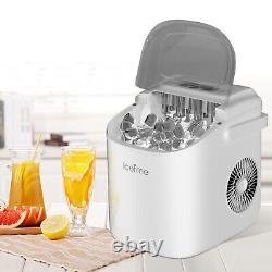 12Kg Ice Maker Machine Automatic Electric Type Ice Cube Maker Counter Top 1.2L