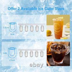 12Kg Ice Maker Machine Automatic Electric Type Ice Cube Maker Counter Top 1.2L