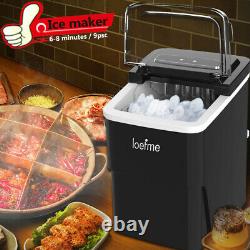 12kg Ice Maker Machine CounterTop Ice Cube Maker withIce Scoop for Home/Office/Bar