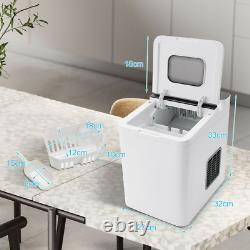 15KG/24H Countertop Ice Making Machine with Auto Clean