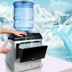 160W Automatic Electric Ice Cube Maker Machine Countertop Bullet Ice Maker 220V