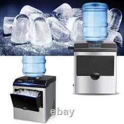 160W Automatic Electric Ice Cube Maker Machine Countertop Bullet Ice Maker 220V