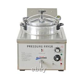 16L Commercial Electric Pressure Fryer Stainless Chicken Chips Frying Machine UK