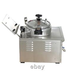 16L Commercial Electric Pressure Fryer Stainless Chicken Chips Frying Machine UK