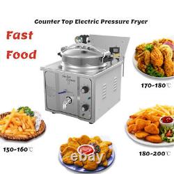 16L Commercial Electric Pressure Fryer Stainless Chicken Chips Frying Machine UK