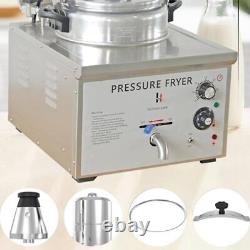 16L Commercial Stainless Electric Pressure Chicken Fish Fryer Machine 3000W