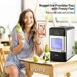 18kg Nugget Ice Maker Self-Clean Ice Making Machine withIntelligent Control Panel