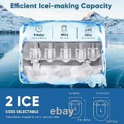 1.2L Countertop Ice Maker Electric Ice Cube Making Machine for Home Office Use