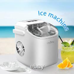 1.2L Portable Ice Cube Maker Countertop Ice Maker Machine Automatic Electric ABS