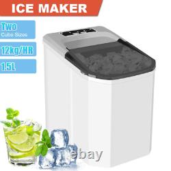 1.5L Ice Makers Countertop, Clear Maker Machine Counter Top, Compact
