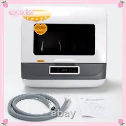 1x Portable Countertop Dishwasher 4 Programs Automatic Dish Washing Machine