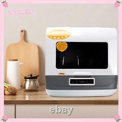 1x Portable Countertop Dishwasher 4 Programs Automatic Dish Washing Machine