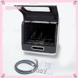 1x Portable Countertop Dishwasher 4 Programs Automatic Dish Washing Machine