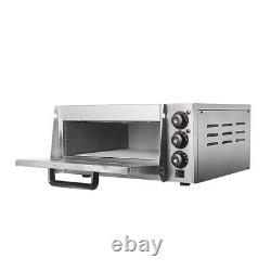 2000W Commercial Single Deck Countertop Pizza Oven Cake Bake Machine CE