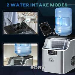 20Kg Ice Maker Machine With Coop And Basket Countertop LCD Display Ice Dispenser