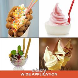 20-28L/H 2200W Commercial Soft Ice Cream Machine 3 Flavors Countertop Snack Shop