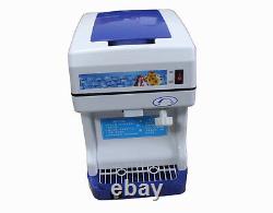 220V Commercial Electric Snow Cone Machine Ice Maker Ice Shaver Snow Crusher
