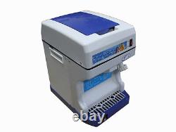 220V Commercial Electric Snow Cone Machine Ice Maker Ice Shaver Snow Crusher