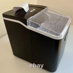 26.5 lbs in 24 hrs, KUMIO Self-Cleaning Portable Ice Maker Machine with Scoop