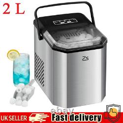 2L Countertop Ice Cube Maker Machine Electric Ice Maker with Ice Scoop & Basket