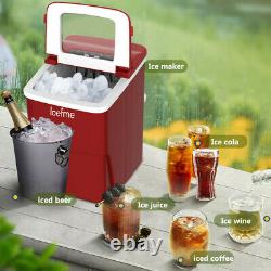 2L Ice Maker Machine Automatic Electric Ice Cube Maker Countertop 12KG/24H UK