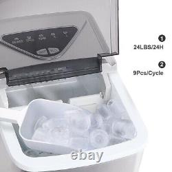 2L Ice Maker Machine Automatic Electric Ice Cube Maker Countertop 15KG/24H UK
