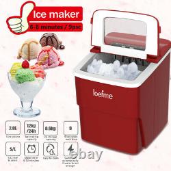 2.0L Counter Top Ice Maker for Home Bar Restaurant Commercial Automatic Electric