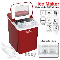 2.0L Countertop Ice Maker Machine Electric Automatic Fast Ice Cube Maker Machine