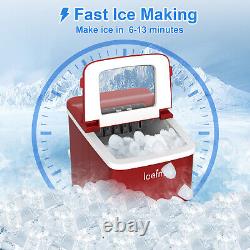 2.0L Countertop Ice Maker Machine Electric Automatic Fast Ice Cube Maker Machine