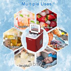 2.0L Countertop Ice Maker Machine Electric Automatic Fast Ice Cube Maker Machine