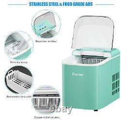 2.1L Ice Maker Machine Automatic Electric Ice Cube Maker Countertop 12KG/24H