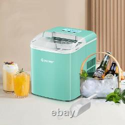 2.1L Ice Maker Machine Automatic Electric Ice Cube Maker Countertop 12KG/24H