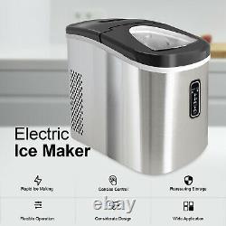 2.2L Commercial Ice Maker Machine Electric Portable Countertop Ice Cube Maker UK