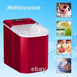 2.2L Electric Ice Maker Machine Home Countertop Ready in 6 Mins Free Ice Scoop
