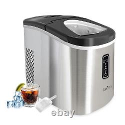 2.2L Ice Maker Machine Automatic Electric Ice Cube Maker Countertop 12KG/24H UK