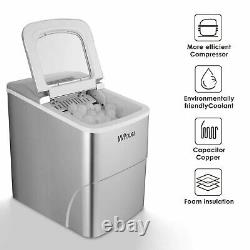 2.2L Ice Maker Machine Countertop 9 Ice Cubes for Parties Drinking UK