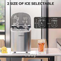 2.2 L Electric Ice Maker 12KG/24H Automatic Self-Cleaning Countertop Ice Machine
