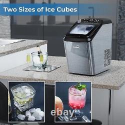 2.8L Ice Maker Machine For Countertop Bullet Ice Cube in 24H Ice Maker Machine