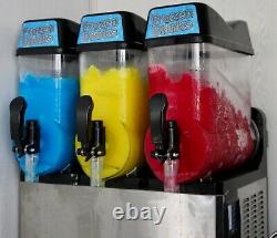 3 x 12 l Slushy Machine Stainless steel new never been used