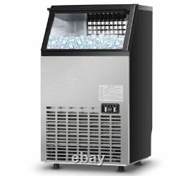 50kg Ice Maker Machine Self-Cleaning Ice Cube Maker with Ice Scoop Digital Control