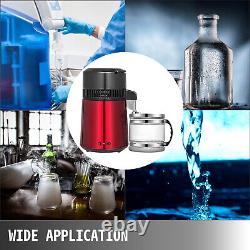 750W 4L Water Distiller Water Purifier Alcohol Purified Countertop Machine