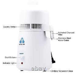 750W Distilling Pure Water Distiller Machine for Home Countertop Desktop, 4L