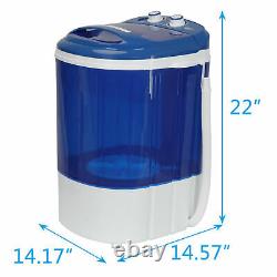 9lbs Capacity Mini Washing Machine Compact Counter Top Washer Cycle Drain Hose