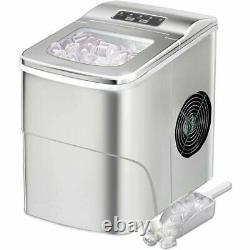 AGLUCKY Counter top Ice Maker Machine, Compact Automatic Ice COLOR SELECTION