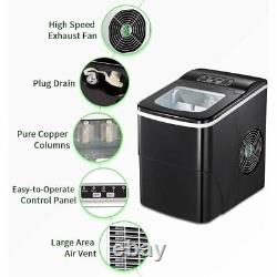 AGLUCKY Counter top Ice Maker Machine, Compact Automatic Ice COLOR SELECTION