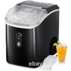 AGLUCKY Nugget Ice Maker Countertop, Portable Ice Maker Machine with Self-Cleani